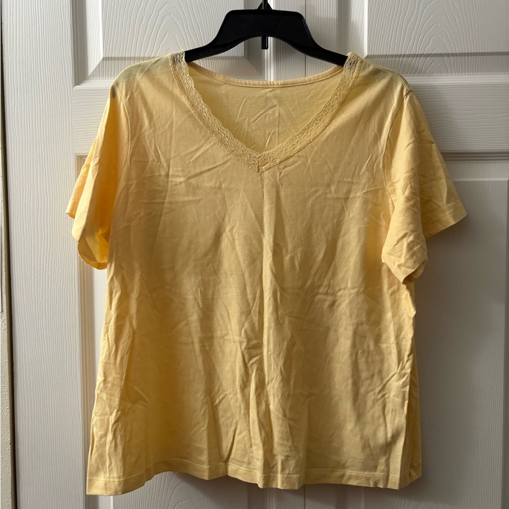Bobbie Brooks yellow blouse